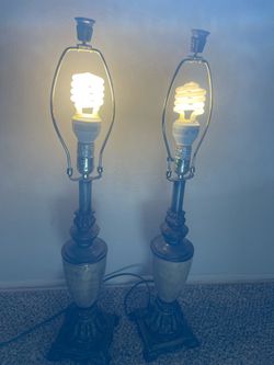 Pair of Ornate Table Lamps