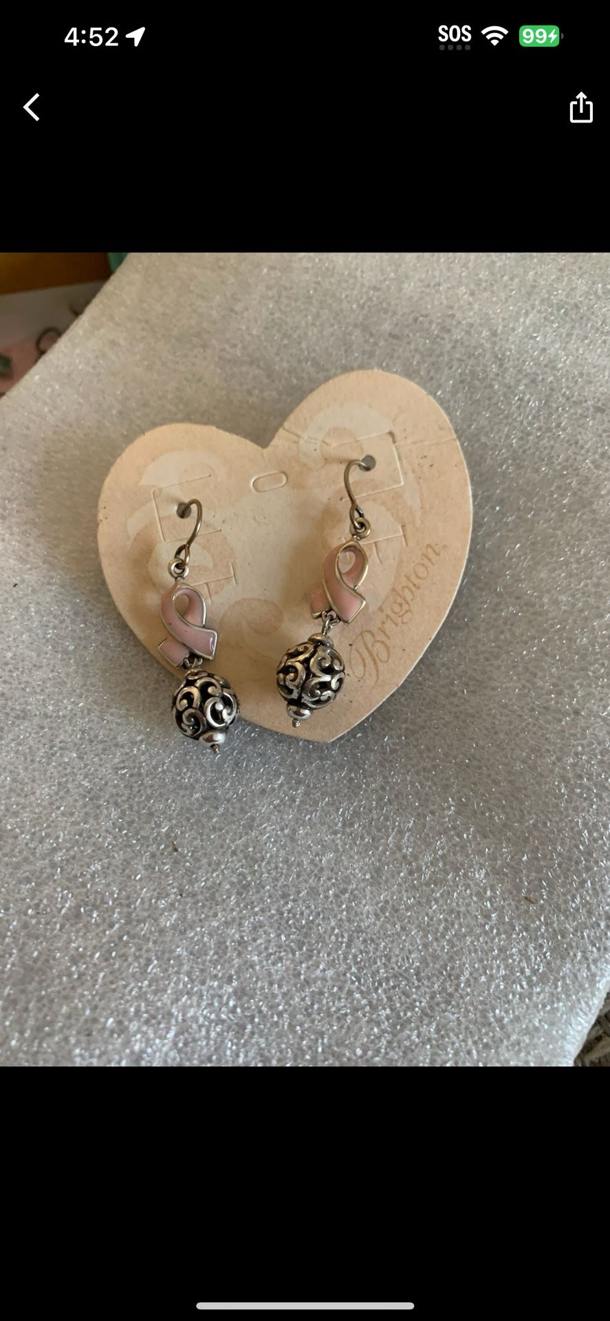 4 Items Brighton Pink Ribbon Bracelet Breast Cancer AND...