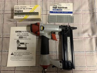 2-in-1 18 gauge air nailer/stapler