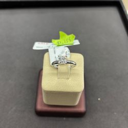 .75 Carat 14k White Gold Solitaire Ring