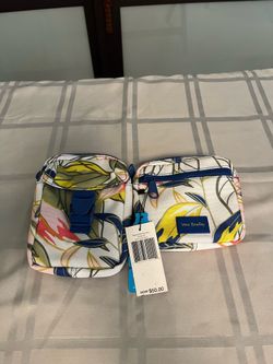 Brand New Vera Bradley Belt Bag Slim Rainforest Canopy Crossbody Pack