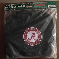 Alabama Crimson Tide Headrest Covers