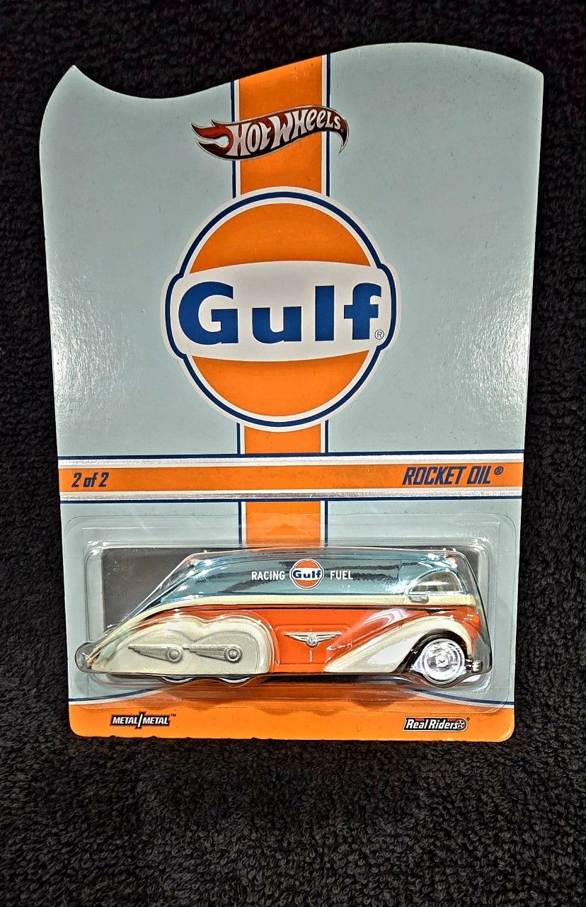 Hot Wheels RLC Gulf ROCKET OIL 