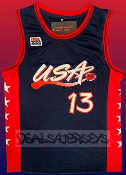Shaq O’Neal USA Blue Jersey