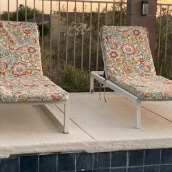 Two Lounge Chairs 