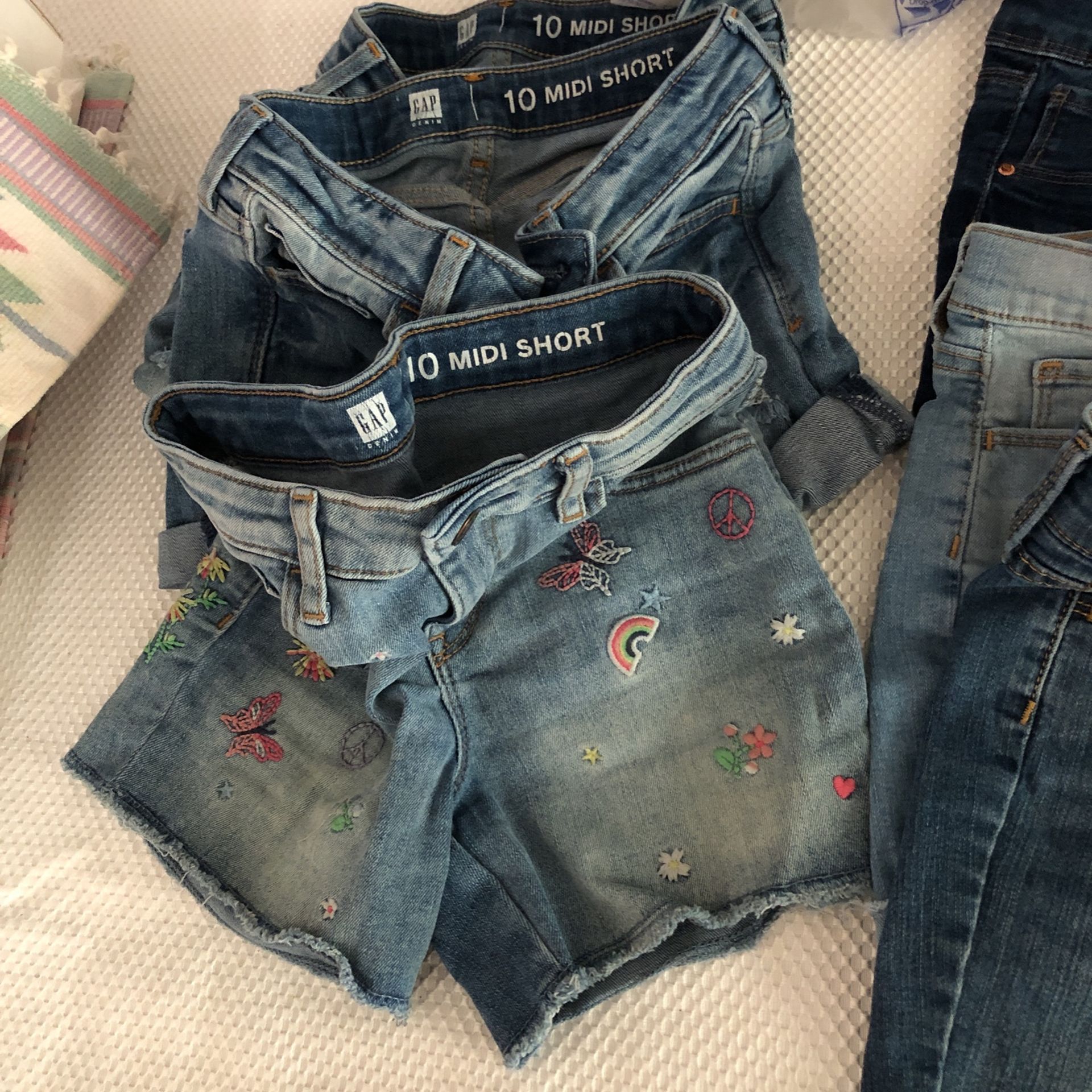 Girls Jean Shorts 8-10