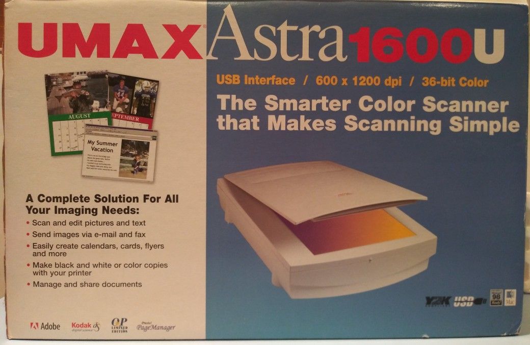 UMAX Astra 1600 U Scanner