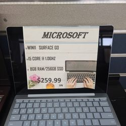 Microsoft Surface GO 