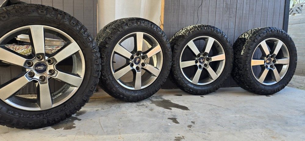 Ford F150 20" Wheels And Tires Nitto Ridge grappler