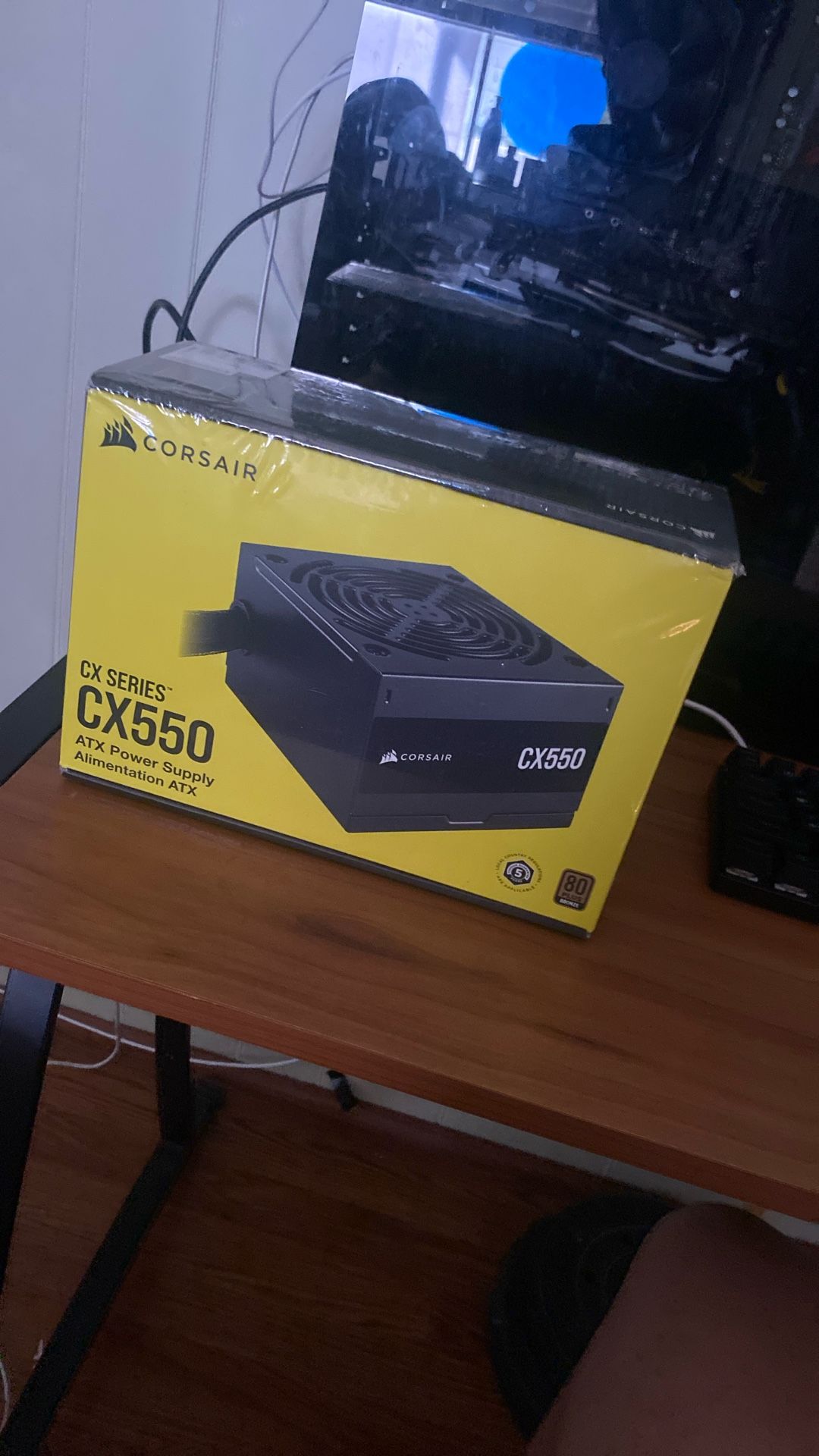 CX550 COSAIR ATX POWER SUPPLY (unopened)