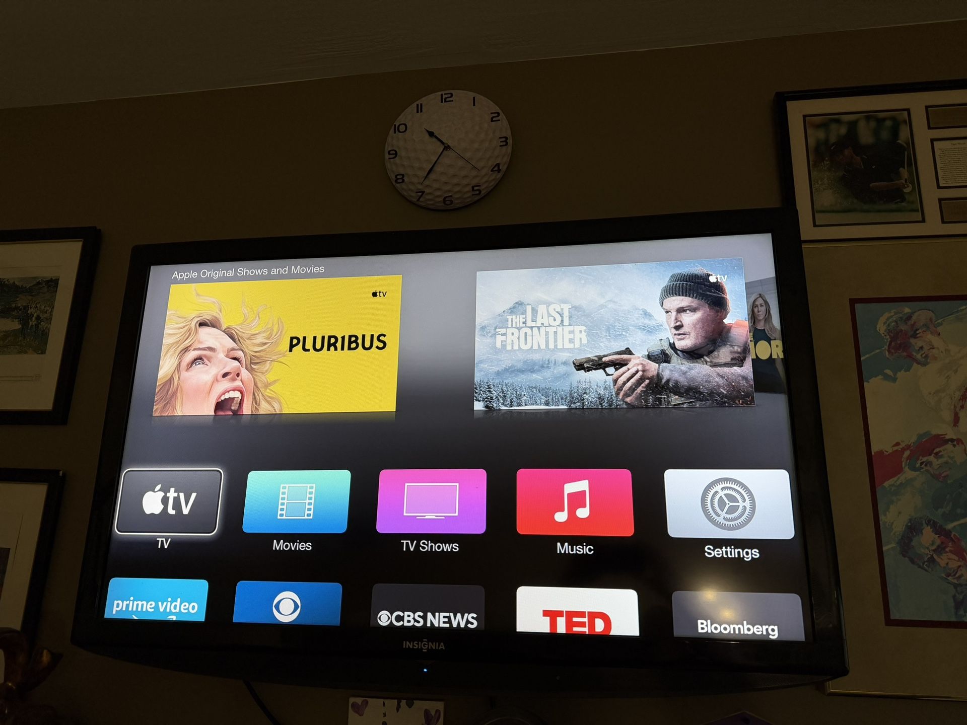 47 Inch Insignia Brand Tv (Not A Smart Tv, A Remote Included.)