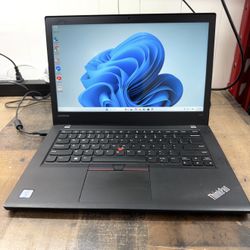 Lenovo Thinkpad i5 8gb 240gb M.2 SSD Good Battery, Includes Charger