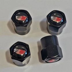 For Audi S-Line Tire Valve Caps