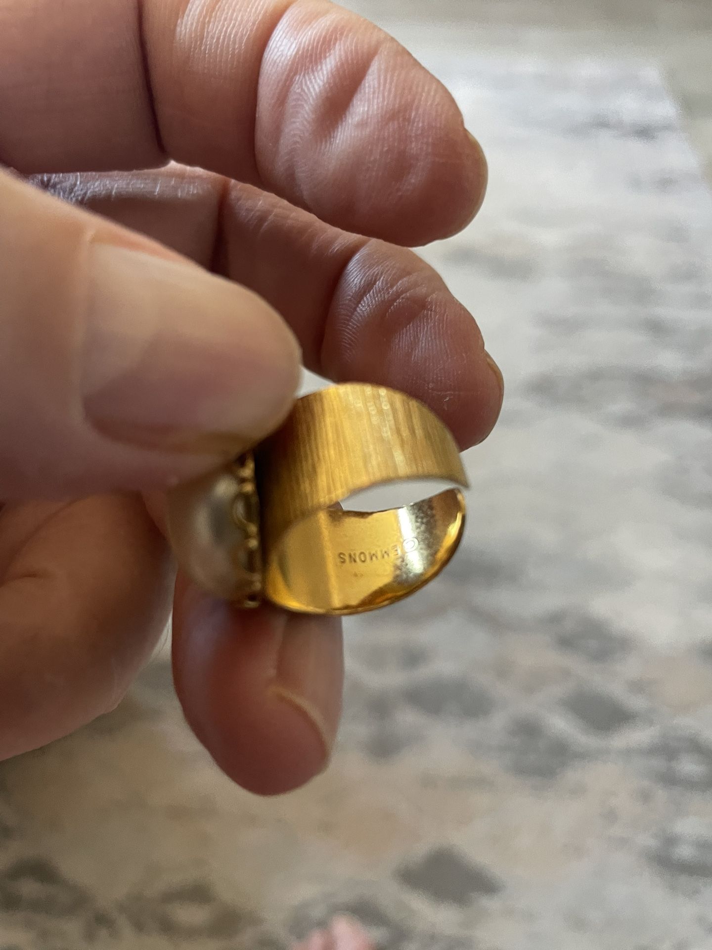 Ring Gold Pearl Emmons.