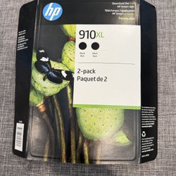 HP 910XL High Yield Black Printer Ink 2 Pack Brand New