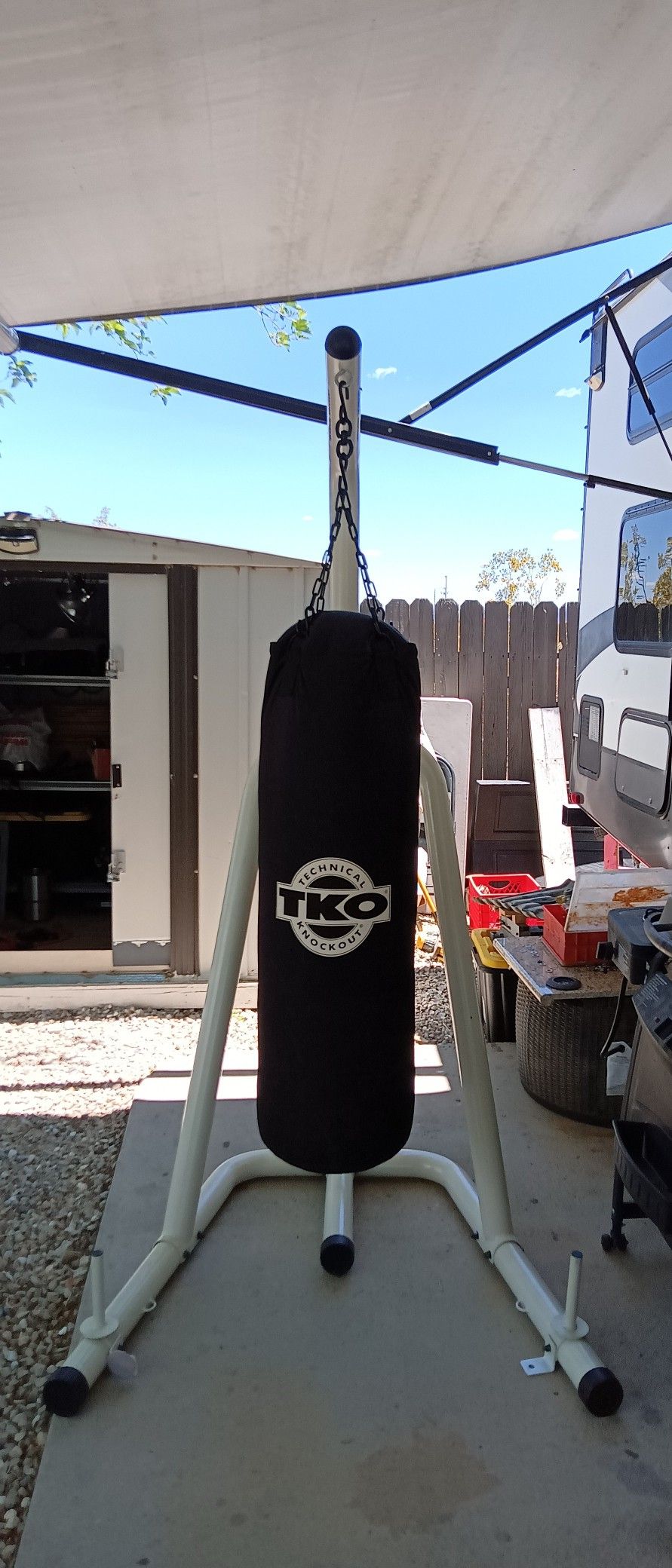 TKO Technical Knockout 75 Lb Punching Bag With Stand