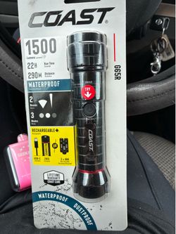 1500 lumins coast g65r flashlight