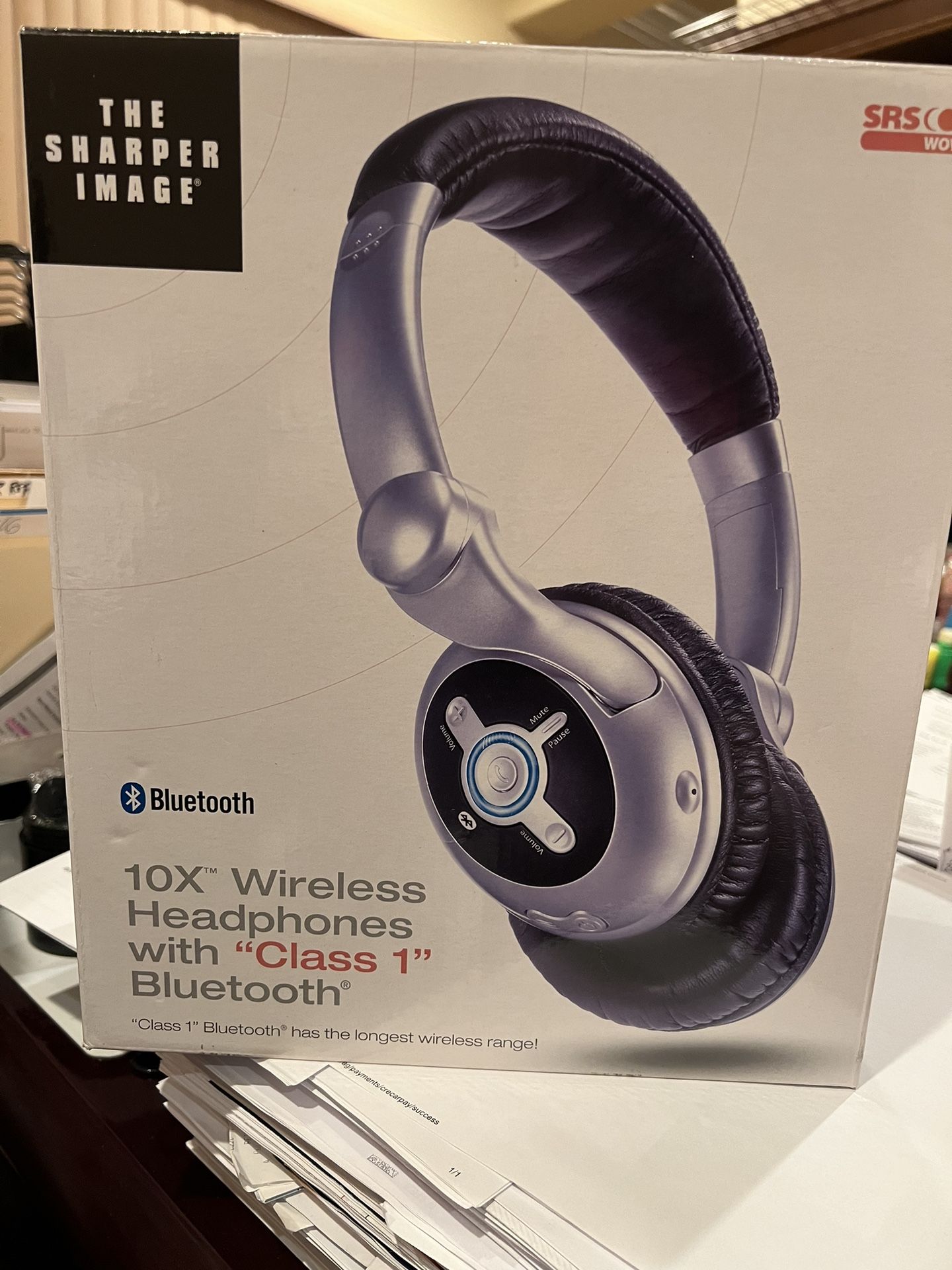 HEADPHONES NEW SHARPER IMAGE 10X