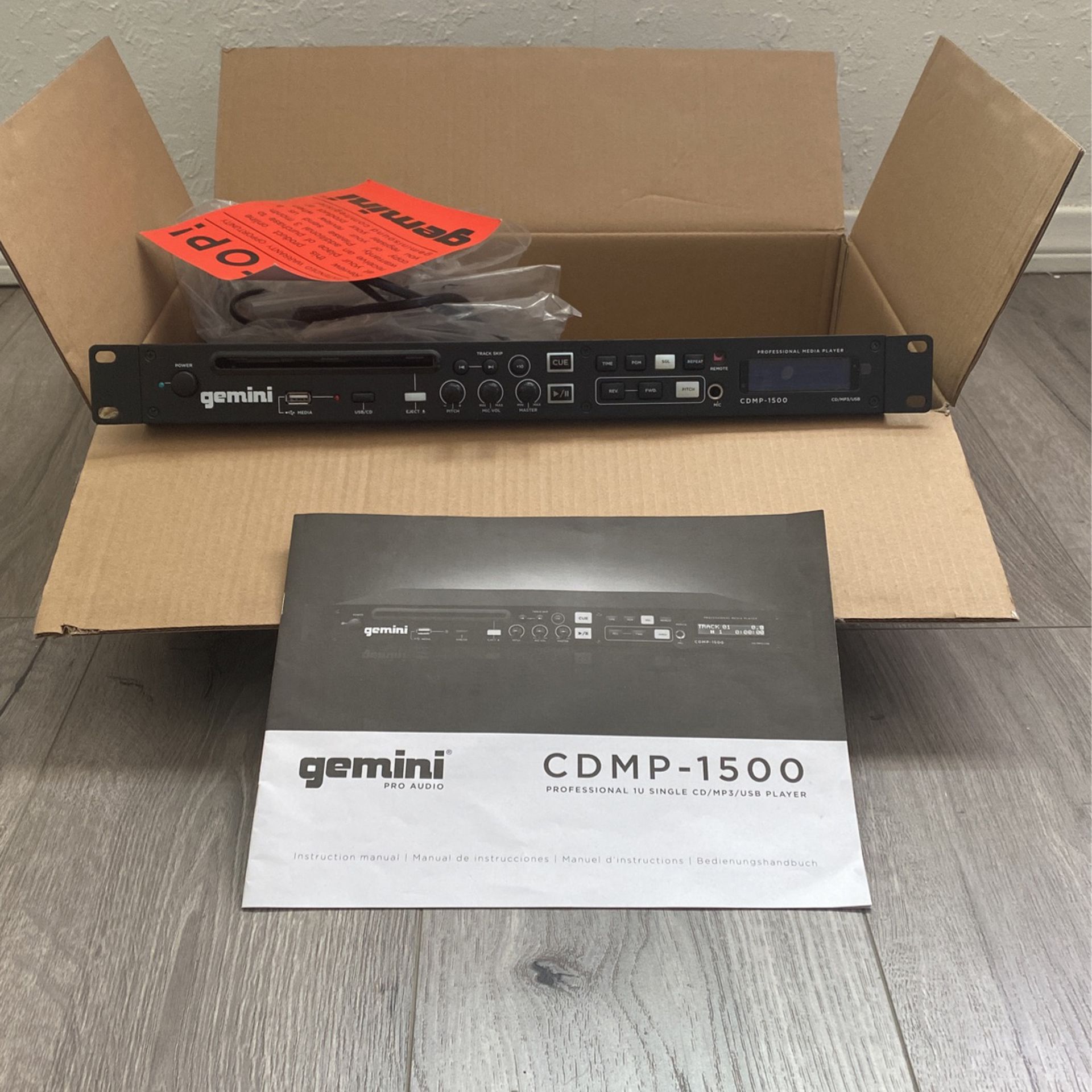 GEMINI CDMP - 1500  (BRAND NEW)