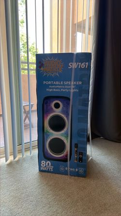 Audio Matrix SW-161 Dual 10” Portable Party Speaker – Brand New Sealed