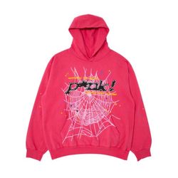 Pink Sp5der Hoodie Size S 