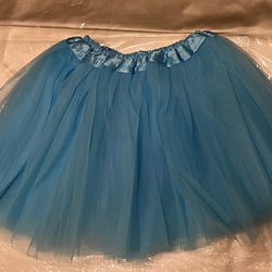 Little Girls Turquoise Blue Tutu Skirt Dance Ballet Princess Dress up Halloween Costume Accessory Brand New!