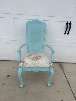 French Provincial Cane Back Armchair