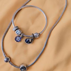 Pandora Necklace Snd Bracelet 
