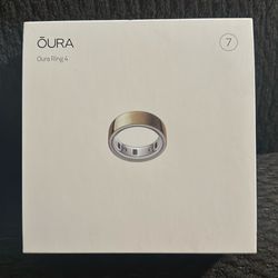 Oura ring 4 , gold size. 7 and silver size 6
