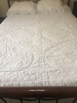 White comforter