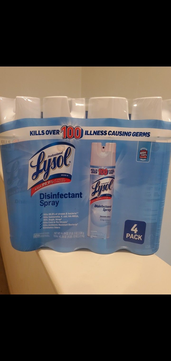 Lysol 4pk 19.5 oz Cans