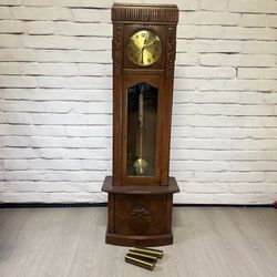 Vintage German Grandfather Clock
