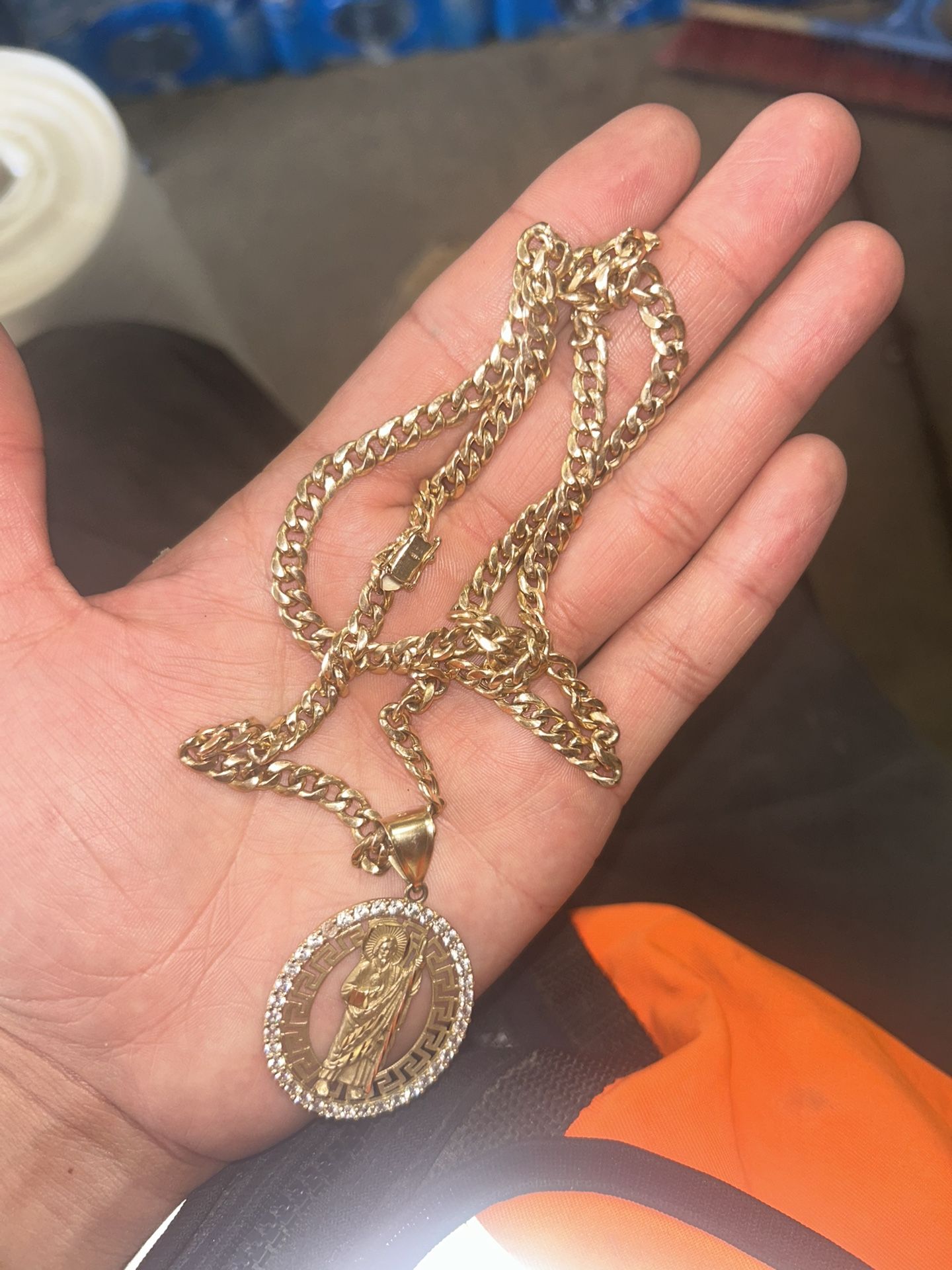 14k Cuban Link Style Chain