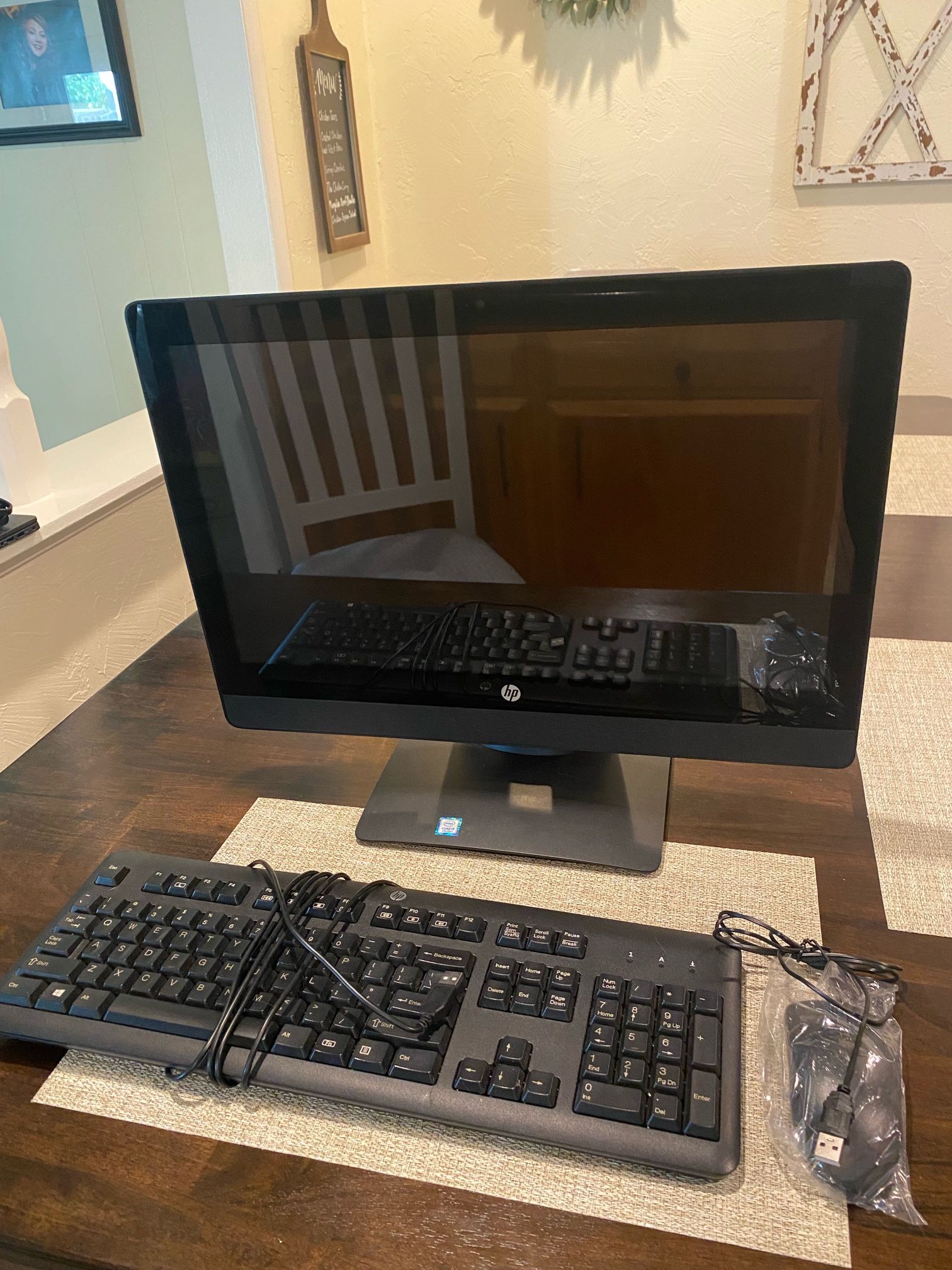 HP Pro One 400G3 All in One 20 inch Touch Screen