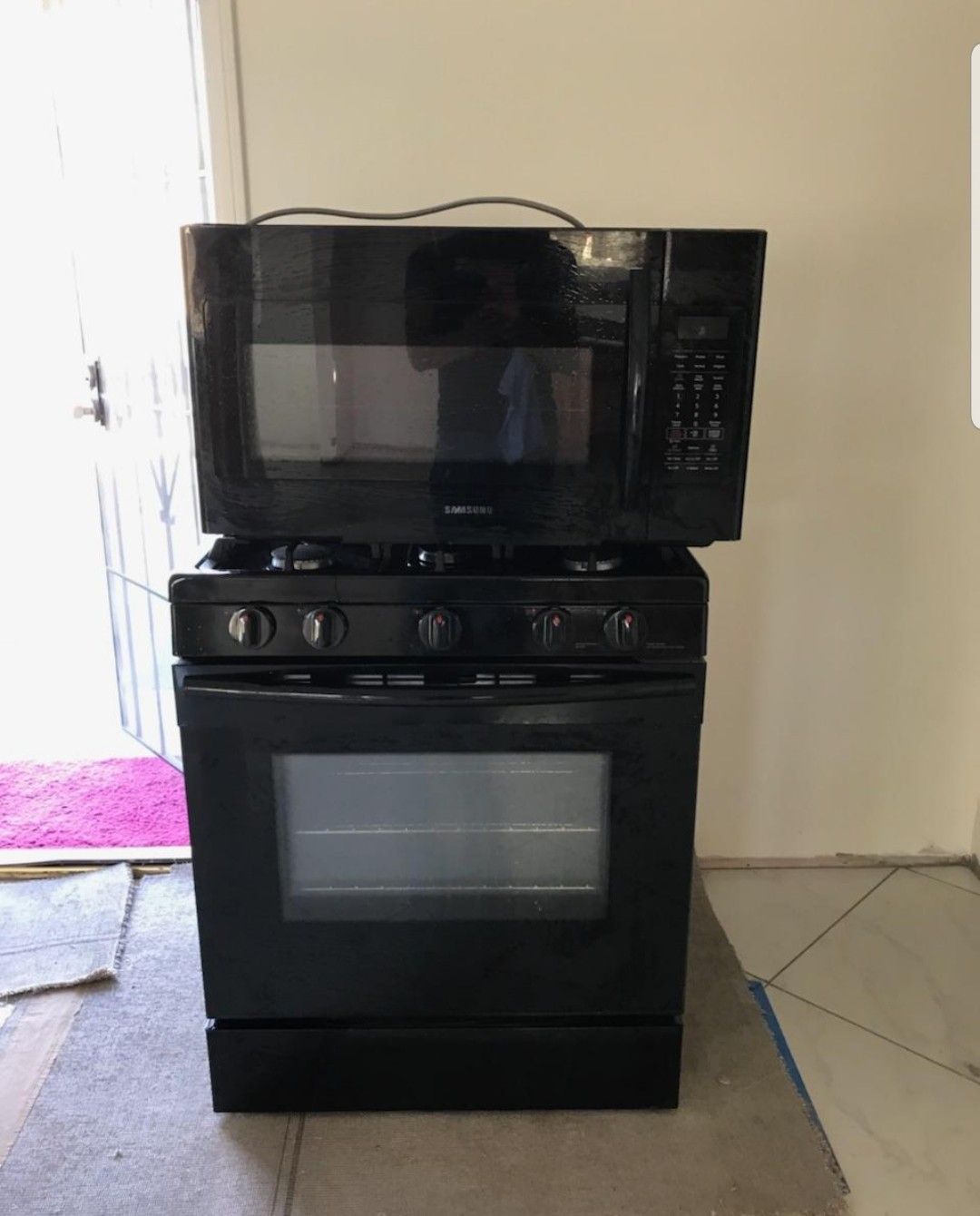 Samsung stove and microwave