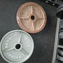 Pair 35 Pound Plates