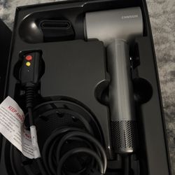 Hair Dryer, 160000 RPM Professional High-Speed Blow Dryer 2 Billion Negative Ionic Care Hair Dryer (Black Gray) 