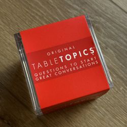TableTopics Original Conversation Starter Cards Game w/ Case