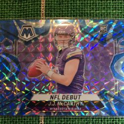 2014 PANINI Mosaic JJ McCarthy Blue REACTIVE Rookie