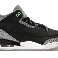 Nike Air Jordan 3 Green Glow Size 11