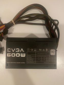 EVGA 600W 80+ Power Supply PSU