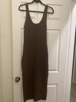Brown Knit Dress, size large
