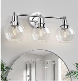 🚨NEW Chrome 3-Light Vanity Light – Modern Farmhouse Bathroom Fixture🔥