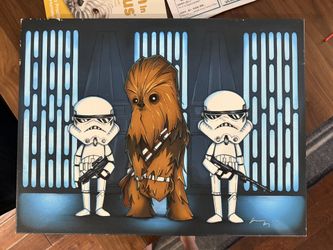 Collectible Star Wars Art: “What A Wookie” By Chris Uminga