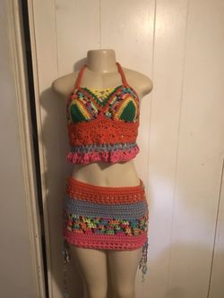 Crocheted By Me Tops And Skirts