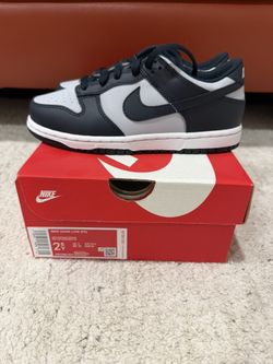nike dunk low georgetown ps size 2.5 new