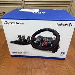 New G29 Steering Wheel and Pedals Kit - PC / PS4 / PS5