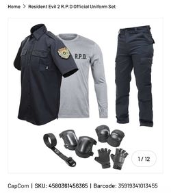 CAPCOM - Resident Evil 2 RPD Officer Uniform