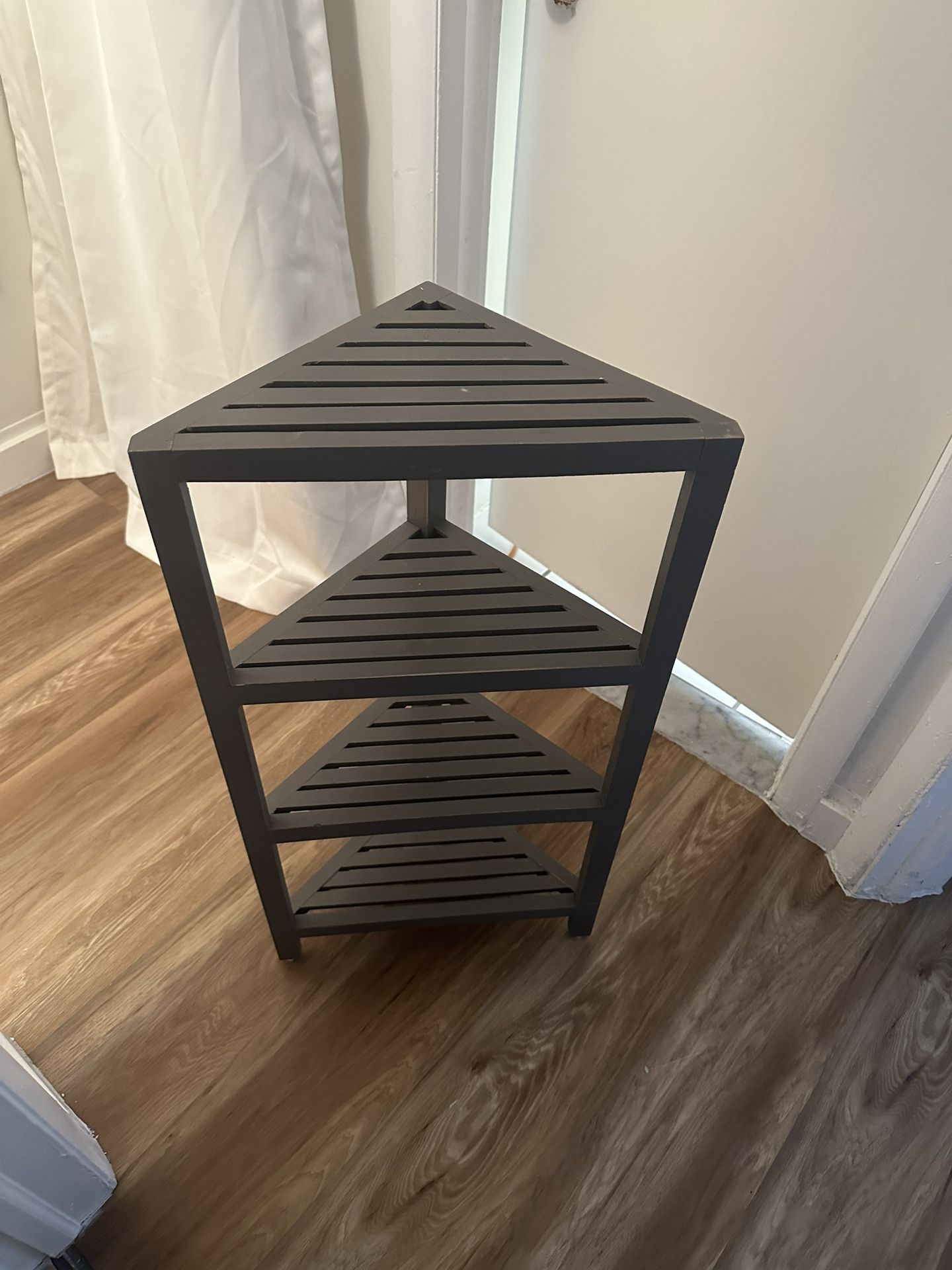Corner Gray Shelf