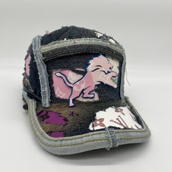 Lions hat custom hands Made- 1of1